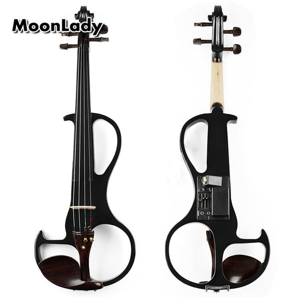 4/4 ABS Electric Violin Black Musical Instruments High Quality Stringed Instrument Good for Beginners and Music Amateurs