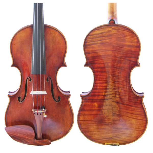 Free Shipping Copy Guiseppe Guarneri del Gesu II 1743 Violin FPVN04 Oil Varnish 100% Handmade Case Carbon Fiber Bow Master level