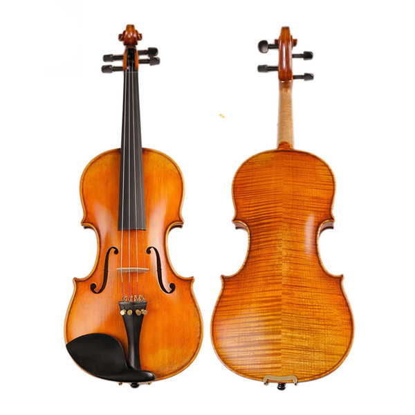 Master Handcraft Antique Violin professional Natural Dried 30 Years Old Europe Imported Stripes Maple Violin 4/4 for collection