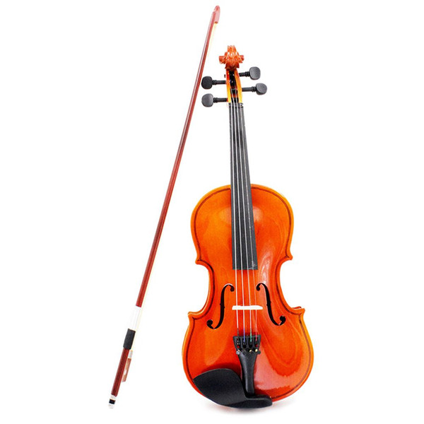 Music-S 1/4 Size Violin Fiddle Basswood Steel String Arbor Bow for 6-8 Beginners P2X1