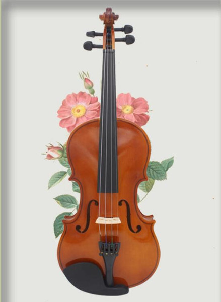 free shipping Natural color popularization violin beginners practice Student Violin