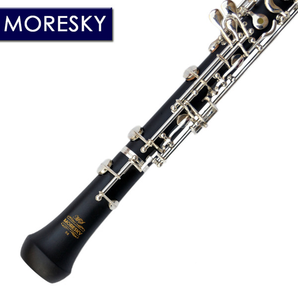 MORESKY Professional C Key Oboe Semi-automatic Style Cupronickel Plated Silver