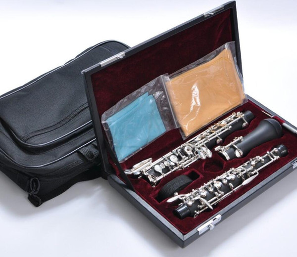 Composite wood semi automatic oboe with Open D key for professional musician Woodwind Instrument with Reed Leather Case Carrying