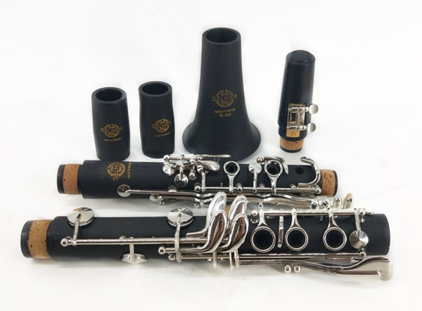 Hot High quality France Brand Selmer Clarinet 17 key B Clarinet Silver plated keys clarinete Free shipping