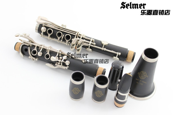 Selmer Clarinet Bb Clarinet 17 key Metal Flute Head Music Clarinet Instrument Professiona Free shippingl