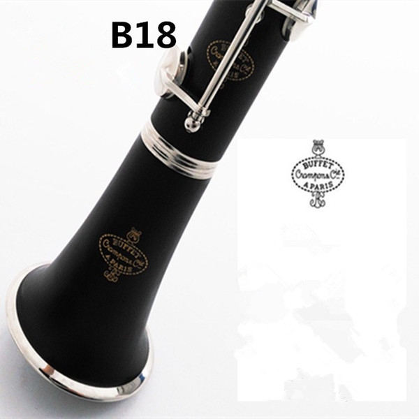 2019 hot TOP Buffier clarinet black tube instrument B18 professional test instrument counter Music EMS / DHL