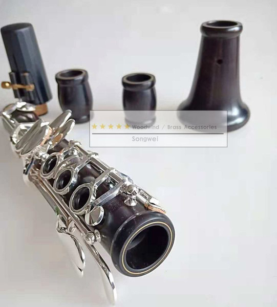 Professional New C key clarinet wood Ebony material Good material and sound