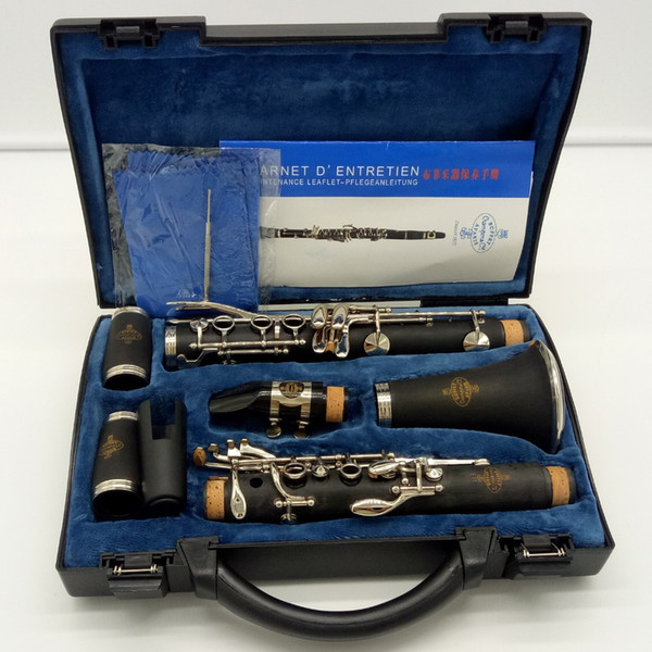 Buffet Crampon Paris Student Bb Clarinet E11 Professional Buffet Sandalwood Ebony Clarinet Mouthpiece Accessories Case Hard Box