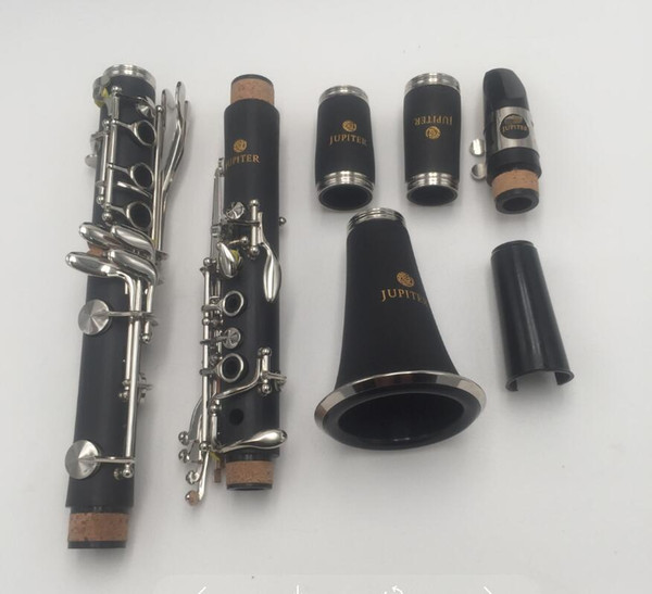 New JUPITER Clarinet Professional Woodwinds 17 Key JCL-700 Bb Tune B Flat Nickel Plated Instrument For Student