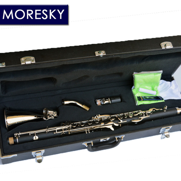 MORESKY Eb Alto Clarinet Bakelite Tube Nickel plated keys