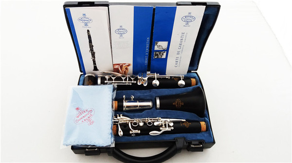 New Buffet 1825 B18 Clarinet 17 Key Crampon&Cie Apris Clarinet With Black Case Bakelite Tube Clarinet Musical Instruments