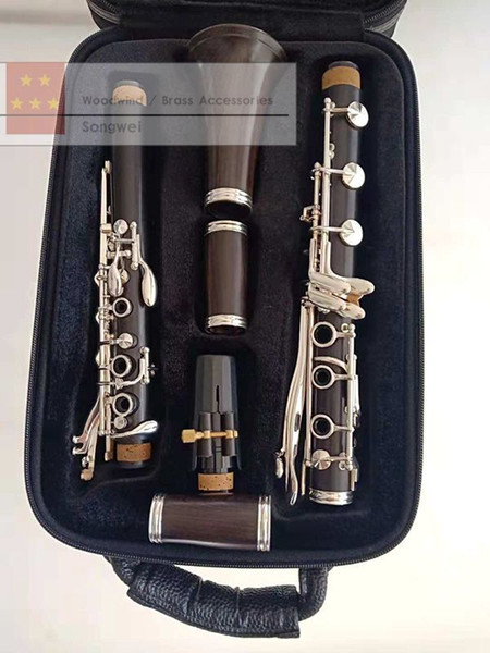 professional French G key clarinet wood body Silver plated key good sound