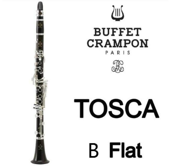 Brand New Buffet Crampon Professional Wood Clarinet TOSCA Sandalwood Ebony Professional Clarinet Bb Student Model ABS