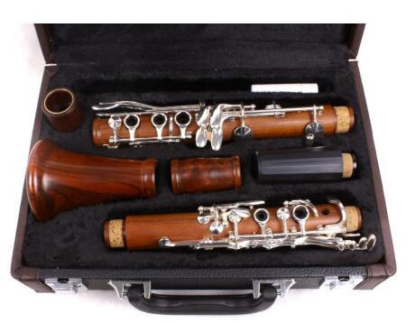 New Professional CLARINET Rosewood Wood Body Nickel Plated Key Bb Key 17 key #8 clarinet