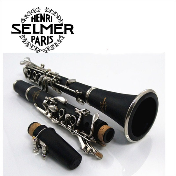 Selmer ABS 17 Key Clarinet B Flat Soprano Clarinet with Cleaning Cloth Gloves Screwdriver Reed Case Woodwind Music Instrumen