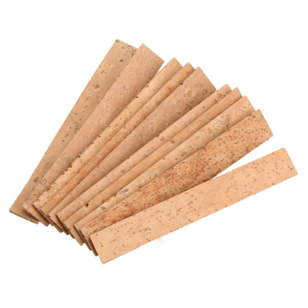 MSOR-10x Bb Clarinet Neck Joint Cork Sheet Natural Cork Clarinet Parts 81*11*2mm