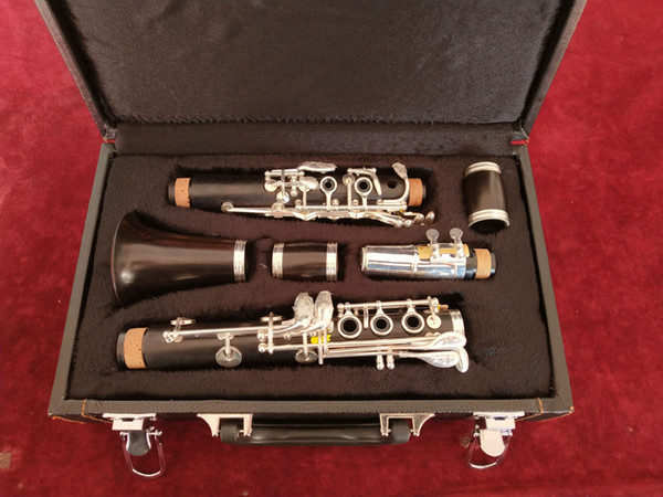 professional clarinet C Key With Case ebony silver Good sound good material