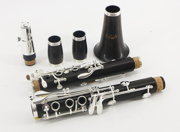 America Conn Selmer Ebony Clarinet 16 Key Bb Tune Wooden Professional Clarinet black with reeds, case glvoes