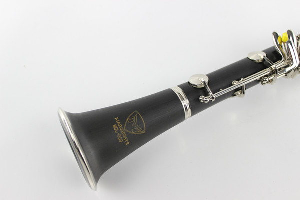 MARGEWATE MCL-200 Professional Brand Woodwind Instruments 17 Keys B Flat Clarinet For Students Silver Plated Button With Case Free Shipping