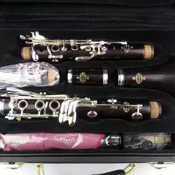 New Arrivals Buffet E13 Clarinet Silver Plated Keys Bakelite Bb Clarinete Nickel Plated Key with case