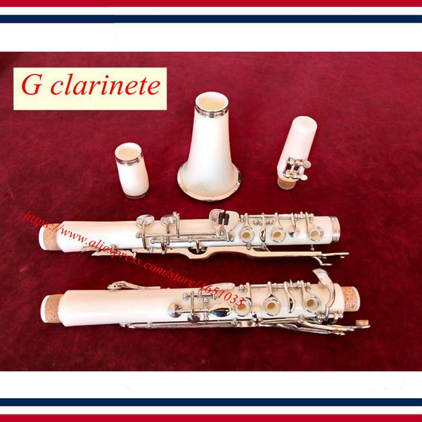 New high grade White G tone clarinet sound good