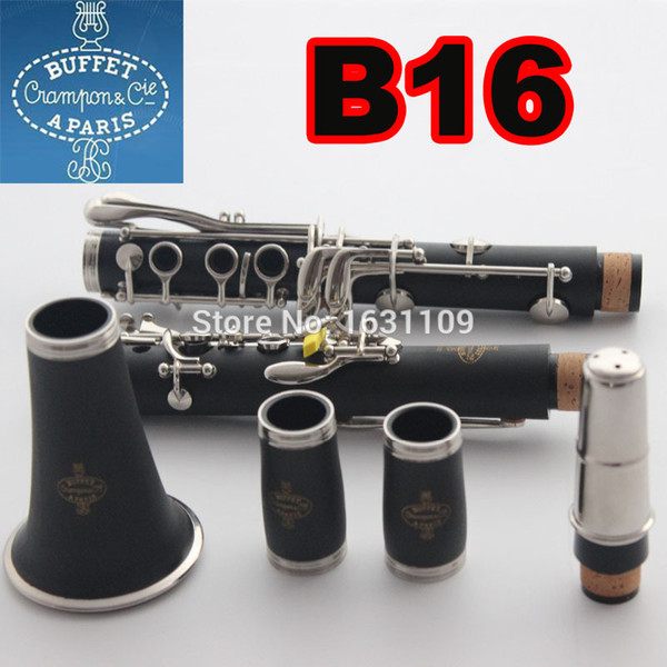 Wholesale-High Quality France Buffet Crampon & CIE APARI B B12 B16 B18 S66 the Clarinet with Case / 1986 B12 17 key drop B