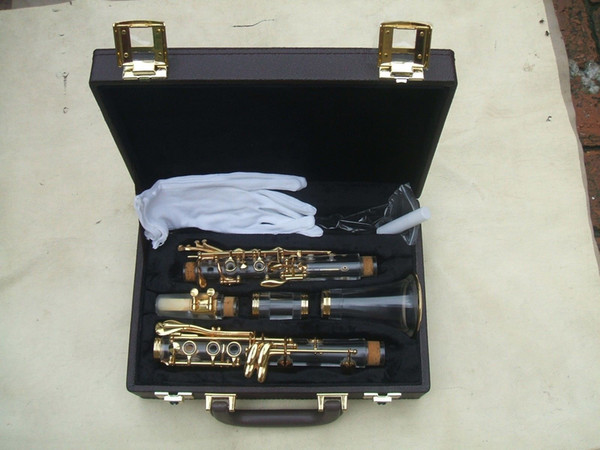 Clear clarinet kit Bb key real gold plated parts new