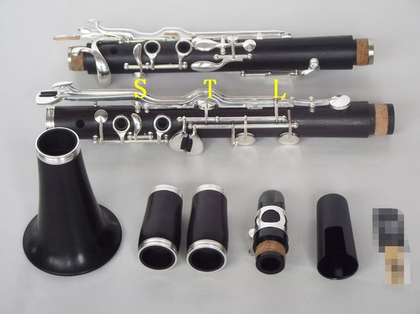 1 pcs professional G key clarinet ebony wood body Good sound and material