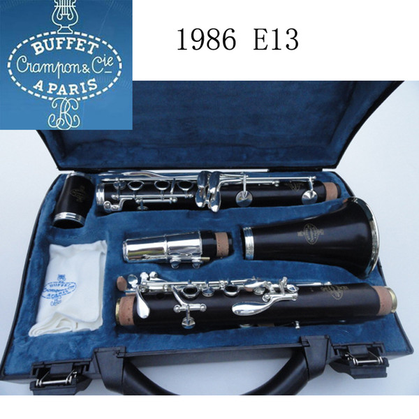 Buffet Crampon & Cie APARIS E13 Bb Clarinet with Case the High Quality Sandalwood Ebony Tube 17 key Clarinet Instrument with Mouthpiece Case