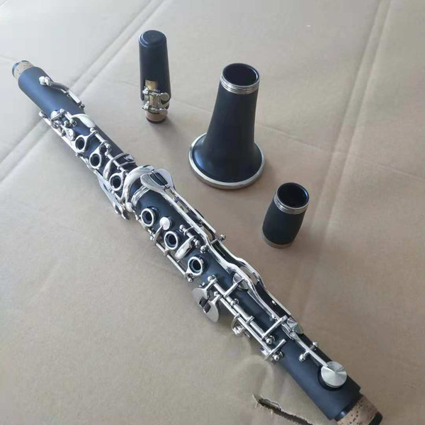 HIGH-GRADE Clarinet Bb Ebonite Nickel Plating 19 KEYS Good Sound