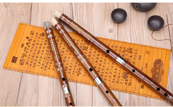 Pleasure Flute Refined Beginning Bamboo Flute Adult Musical Instrument can remove double flute