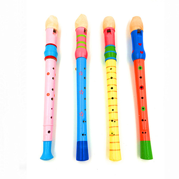 Supply foreign trade high quality clear color varnish wooden flute wooden clarinet musical instrument intelligent toy