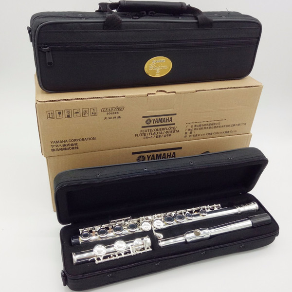 Wholesale Brand New MFC Japan Flute YFL-471 Standard Silver Student Flute Closed Open Hole Flute Model E Key 16 17 Holes