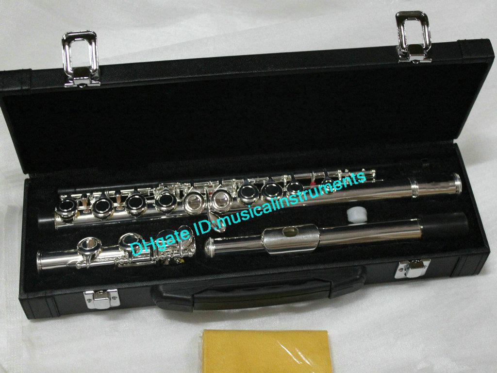 Wholesale New Arrival 221 Flute with case Top Musical instruments Free Shipping