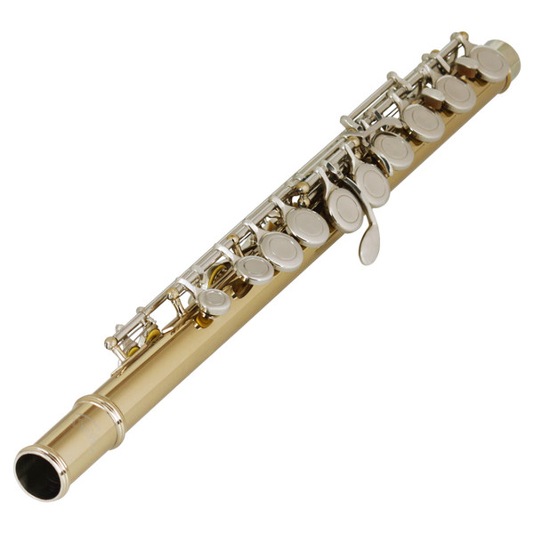 Gold silver key flute imported brass case packed in large quantities