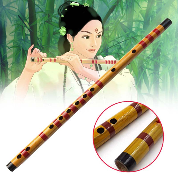 High Quality Beginner Bamboo Flute Professional Woodwind Flute Musical instruments C D E F G Key Chinese Dizi Transversal Flauta