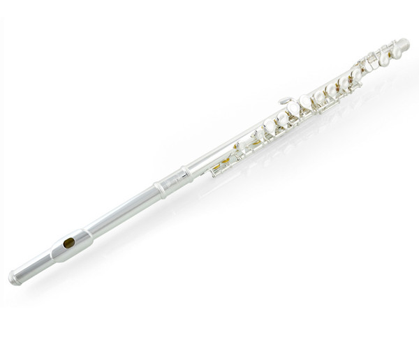 JYFL-2000S E-Key 16 Holes Closed Cupronickel Silver*-Plated Flute Professional Performance Instrument With Case and Accessories