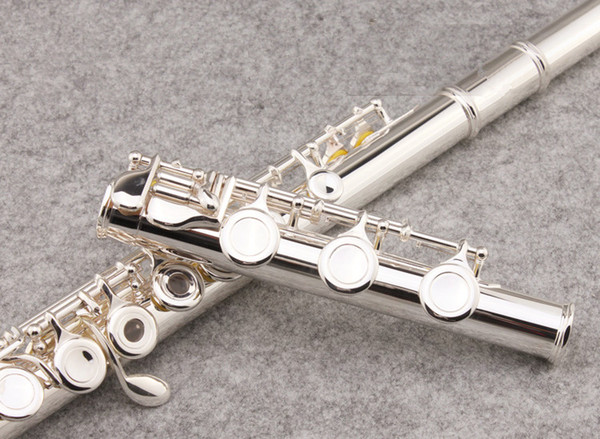 Japan Genuine 17 Hole Open Silver Plated YFL-371 Flute Instrument E Key Flute Professional Performance