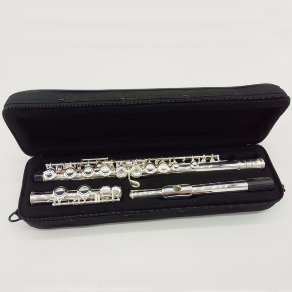 Brand New Japan Profession Flute YFL-471 Standard Silver Plated Student Flute Closed Open Hole Flute Model E Key 16 17 Holes