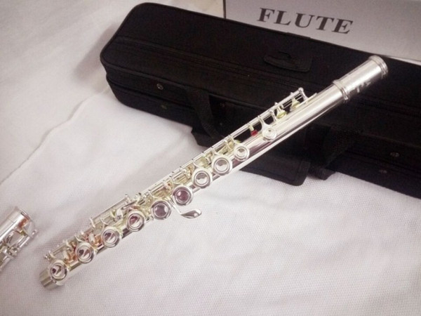 Japan Brand new flute 211SL silver musical instrument Flute C Tune and E-Key Flute professional flauta transversal With box Free shipping