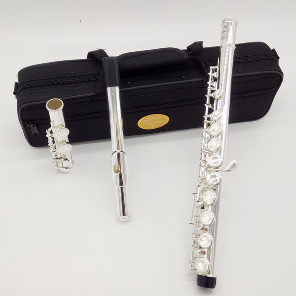 Brand New MFC Japan Profession Flute YFL-281 Standard Silver Plated Student Flute Closed Open Hole Flute Model 16 17 Holes