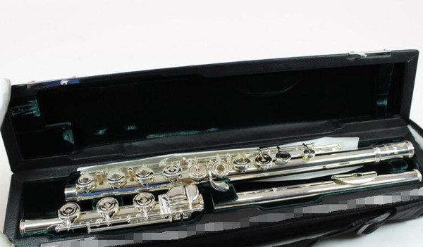 New Azumi AZ-1SRBEO Model Advanced Silver Plated Flute - 17 Open Holes C Key Copy