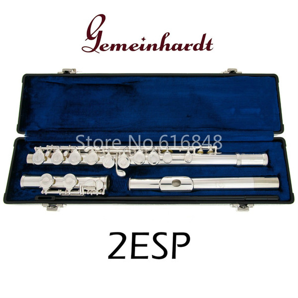 Gemeinhardt 2ESP C Tune Flute Brand 16 Keys Holes Closed Flute Cupronickel Silver Plated Musical Instrument Flaut With Case