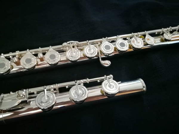 C flute, Sterling Silver Body, Pinless, Split E,Offset G, Gold plated lip-plate