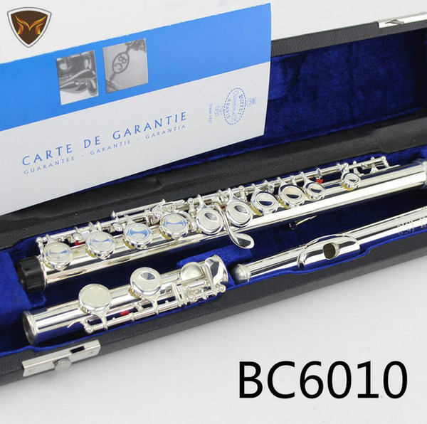 Buffet Crampon & cie APARIS BC6010 Silver Plated Flute 16 Holes Closed Designs C Key Flutes Brand Musical Instrument With Case