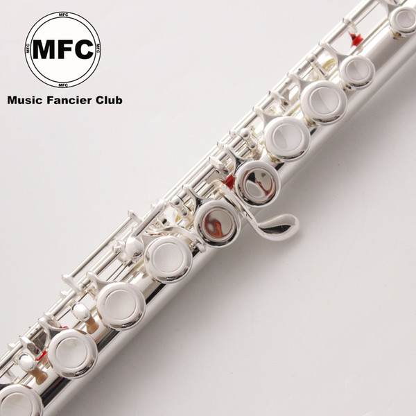 Brand New MFC Japan Profession Flute YFL-381 Standard Silver Plated Student Flute Closed Open Hole Flute Model 16 Holes