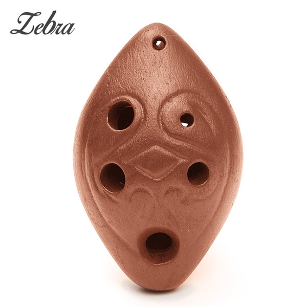 New Arrival 6 Holes C Tone Ocarina Pottery Ceramic Flute Musical Woodwind Instruments Collectors Gifts For Beginner Music Lovers