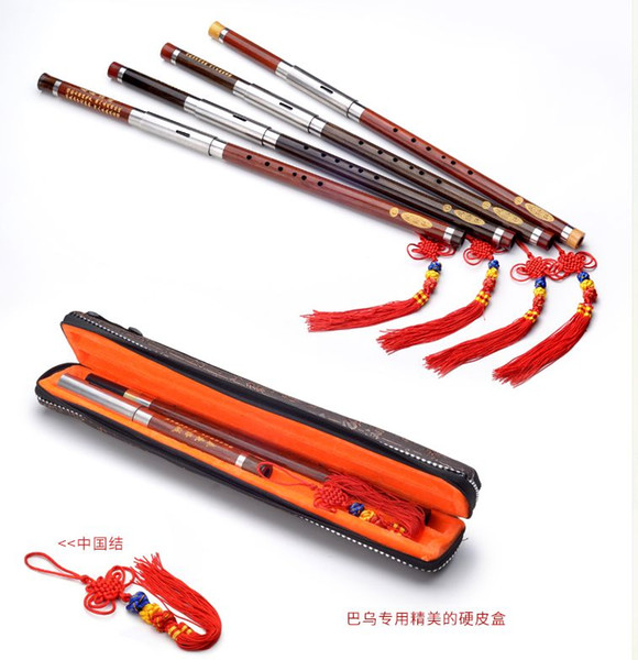 detachable classic BA WU flute Horizontal blow Bawu G/F tone adjustable music instruments high quality rosewood/Ebony