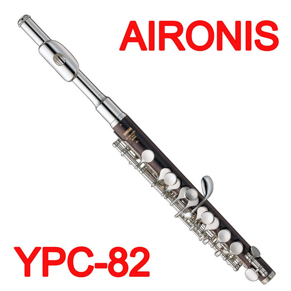 AIRONIS Japan Professional Piccolo YPC-82 Nickel Silver Plated ABS Resin C Tone Closed Hole Metal Head Piccolo Precise Keys