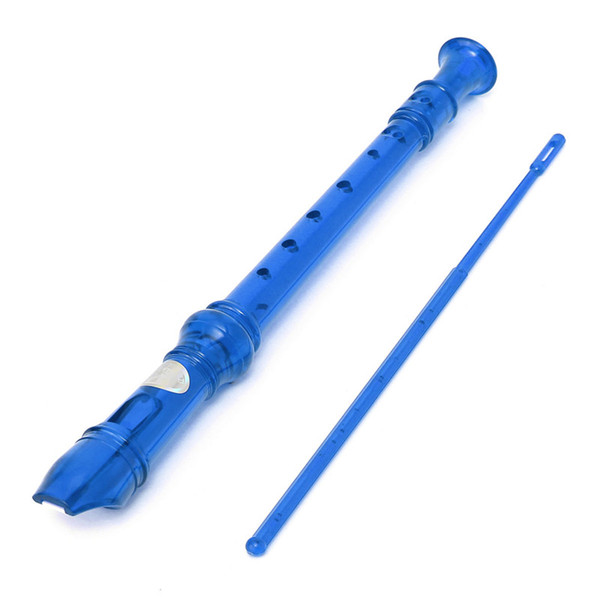 5 Color 6 Holes Plastic Clarinet Playing Flute With Cleaning Stick For Woodwind Music Instrument Lover Kids Gift